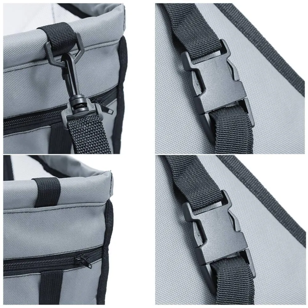 Pet Travel Safety Carry Bag Basket Car Seat Cover Pad Mat