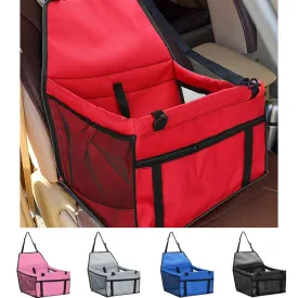 Pet Travel Safety Carry Bag Basket Car Seat Cover Pad Mat