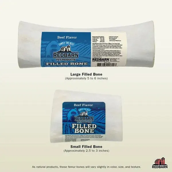 Redbarn Pet Products Filled Bone Lamb Dog Treat
