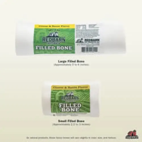 Redbarn Pet Products Filled Bone Natural Peanut Butter Dog Treat