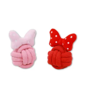 Rosey & Minnie Rope Ball Toys