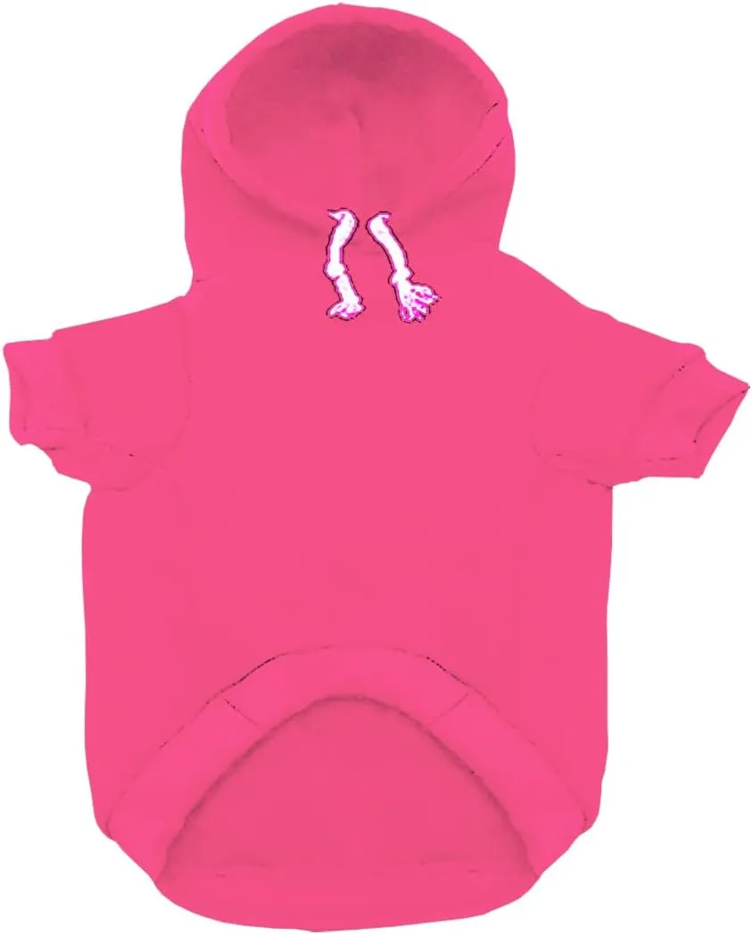 Security Dog Hoodies Dog Clothes Apparel Winter Sweatshirt Warm Sweater Cotton Puppy Small Dog Hoodie for Small Dog Medium Large Dog Cat (Magenta, XXXL)