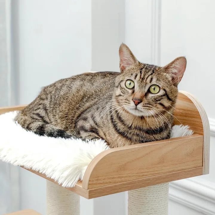 Sky Castle Wooden Luxury Cat Tree
