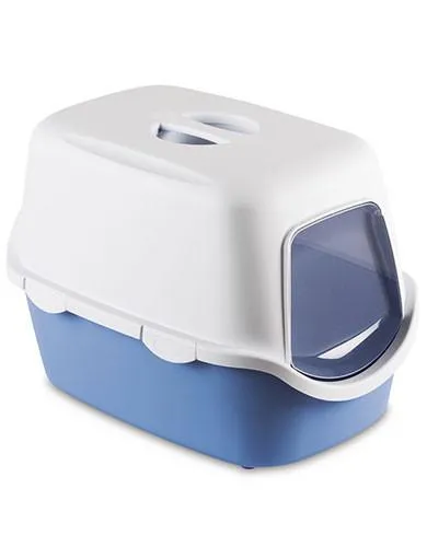 Stefanplast Cathy Filter Cat Litter Box (Blue/ Green)