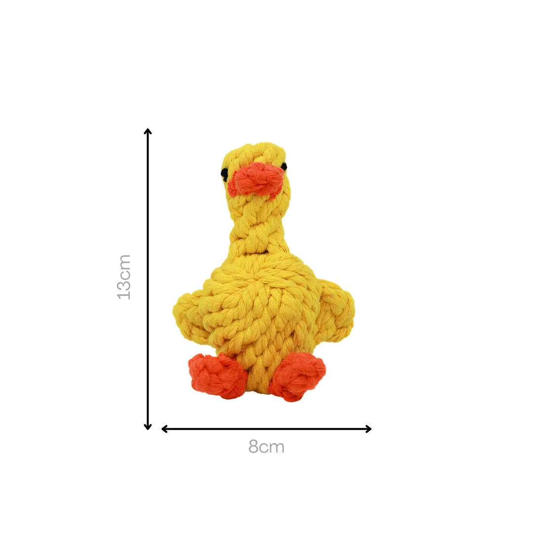 Sunny the Yellow Duck Rope Toy