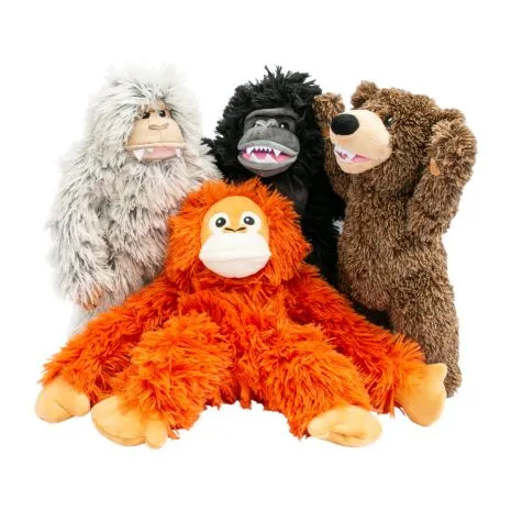 Tall Tails Grizzly Rope Body Durable Dog Toy - multi sensory dog toy