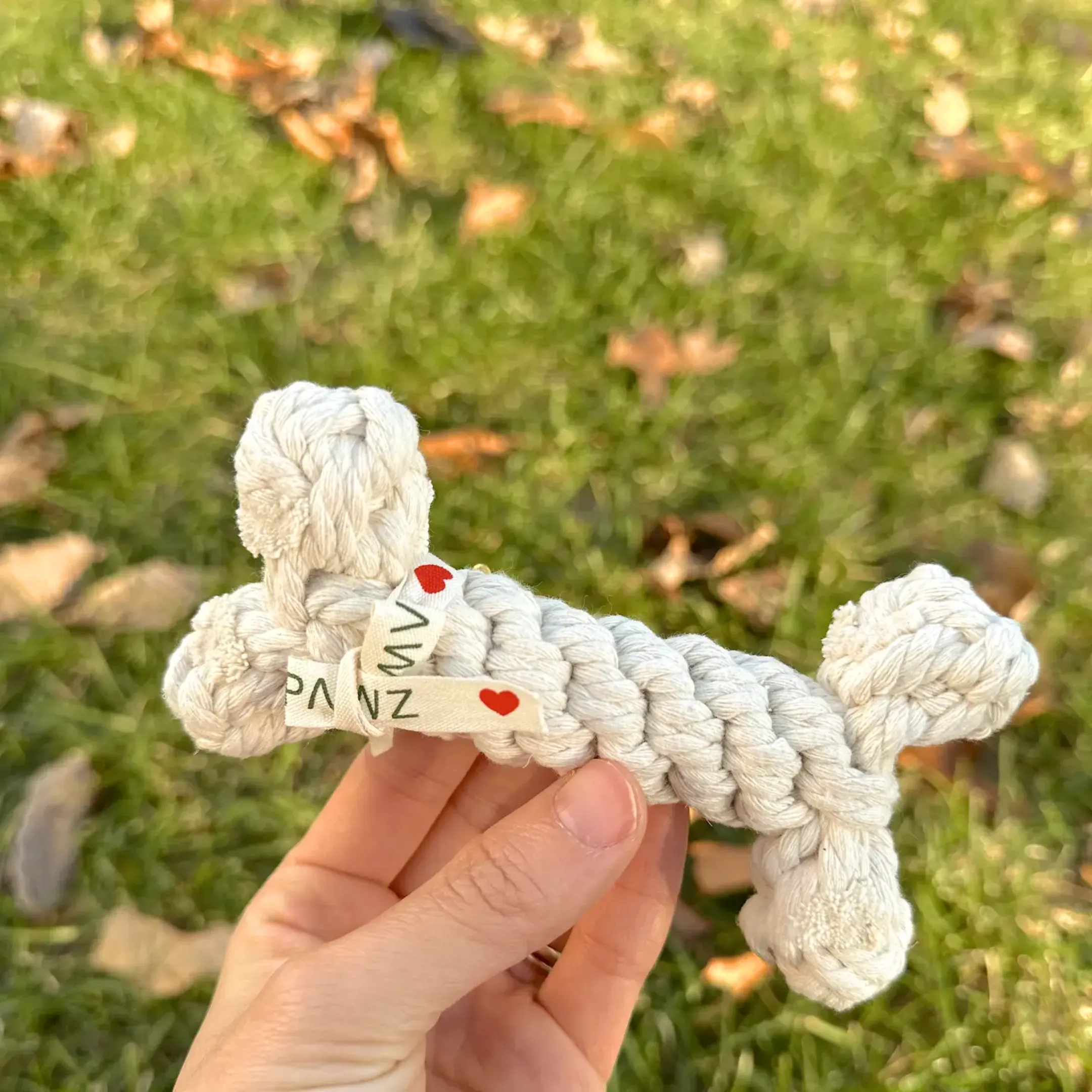 The Little Love White Rope Bone Toy
