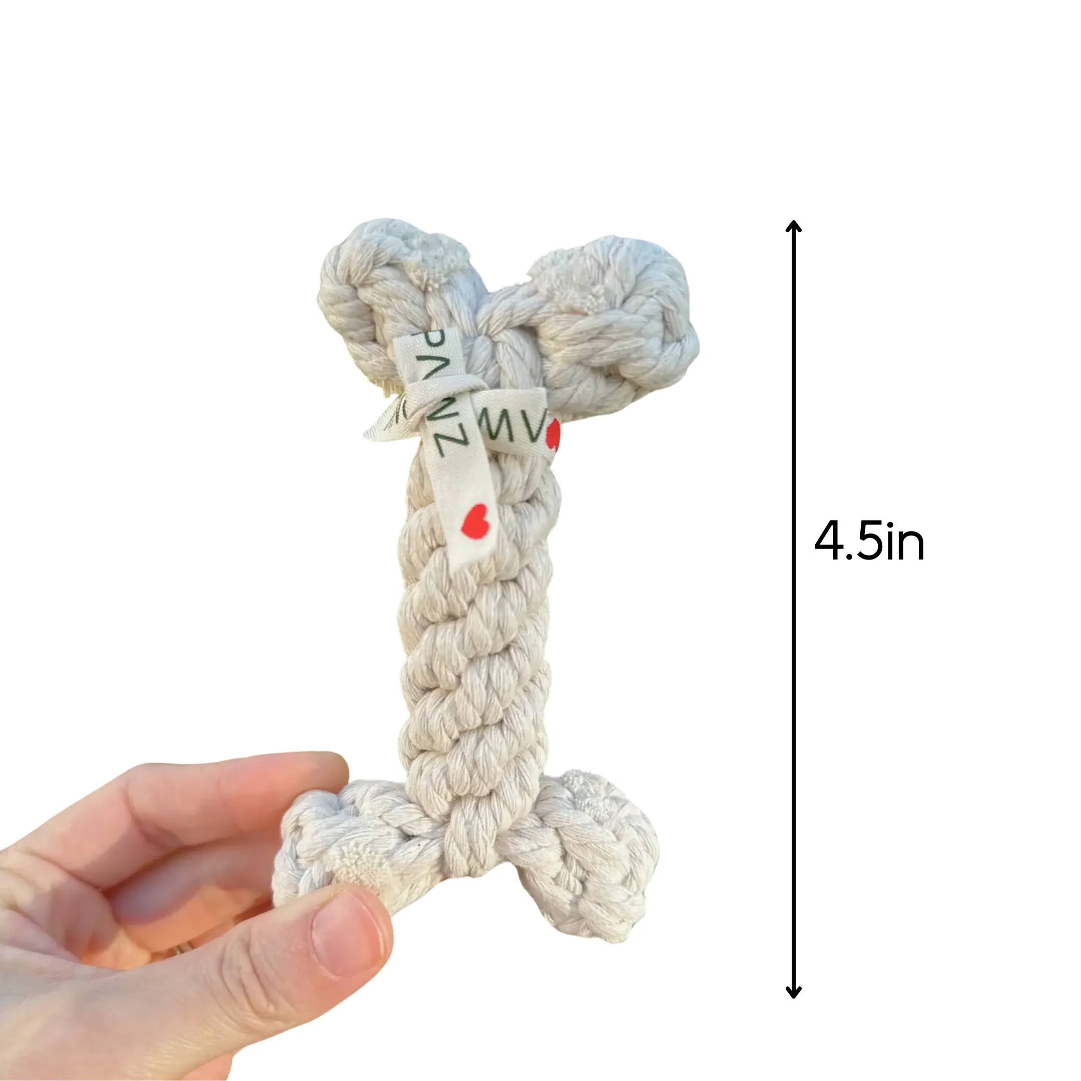 The Little Love White Rope Bone Toy