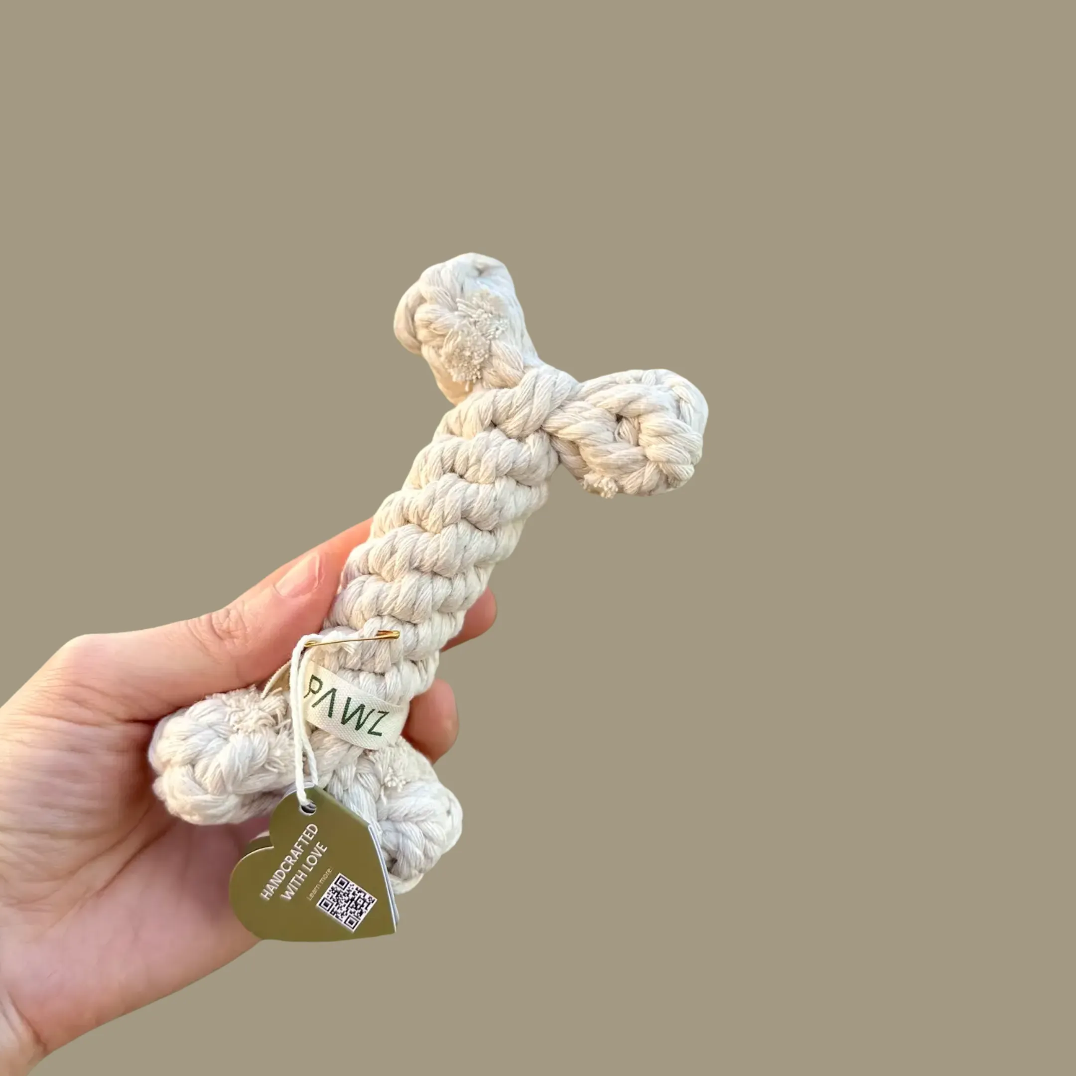 The Little Love White Rope Bone Toy
