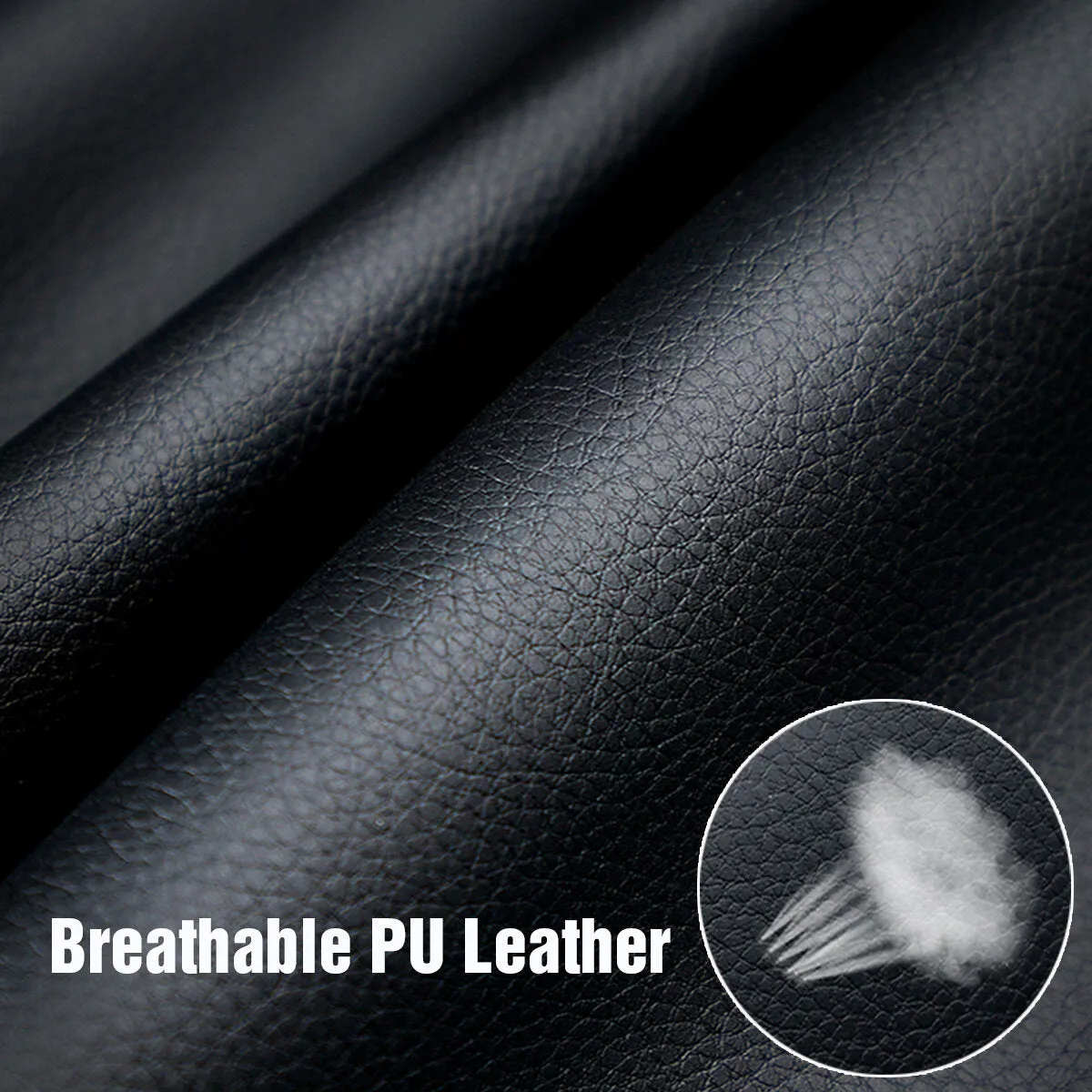 Universal 5-Seat Deluxe PU Leather Car Seat Covers Full Set - Premium Cushion Protection