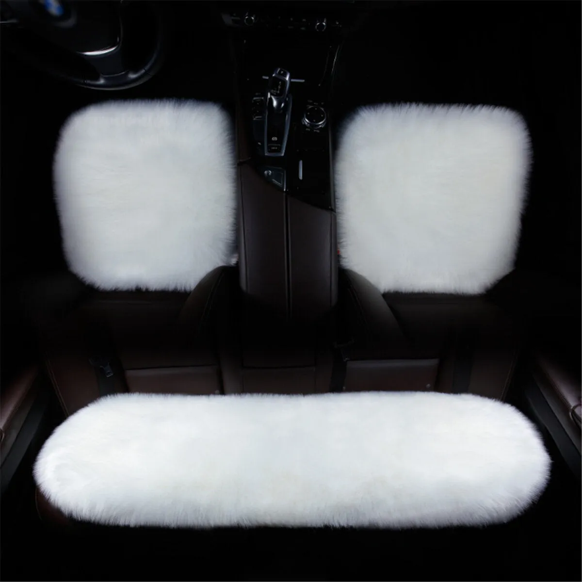 Universal 5-Seat Deluxe PU Leather Car Seat Covers Full Set - Premium Cushion Protection