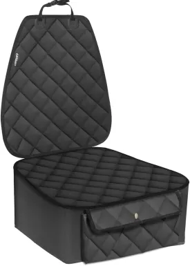 URPOWER Dog Car Seat Cover for Front Seat, 100% Waterproof Dog Seat Covers with Pocket Cars Seat Protector for Dog, Nonslip & Quilted Pet Seat Covers with Elastic Bottom for Cars, Trucks & SUVs