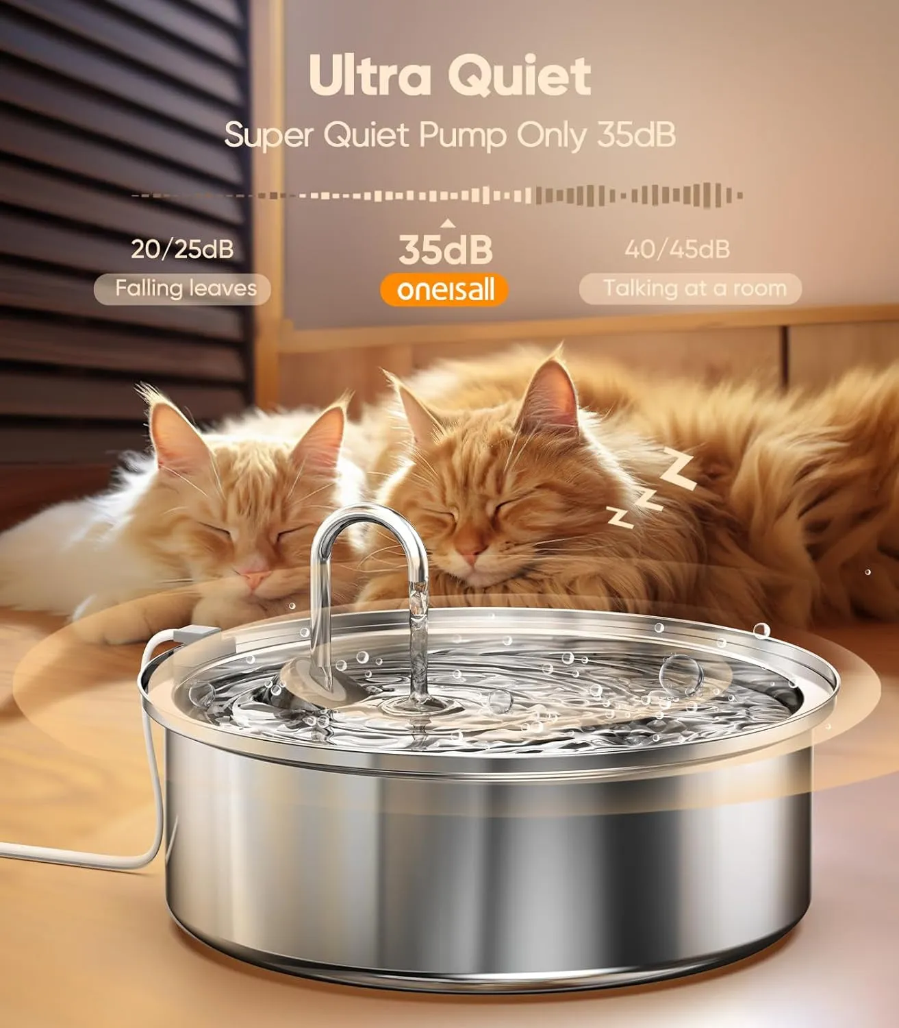 Water Fountain for Multi-Cat Home